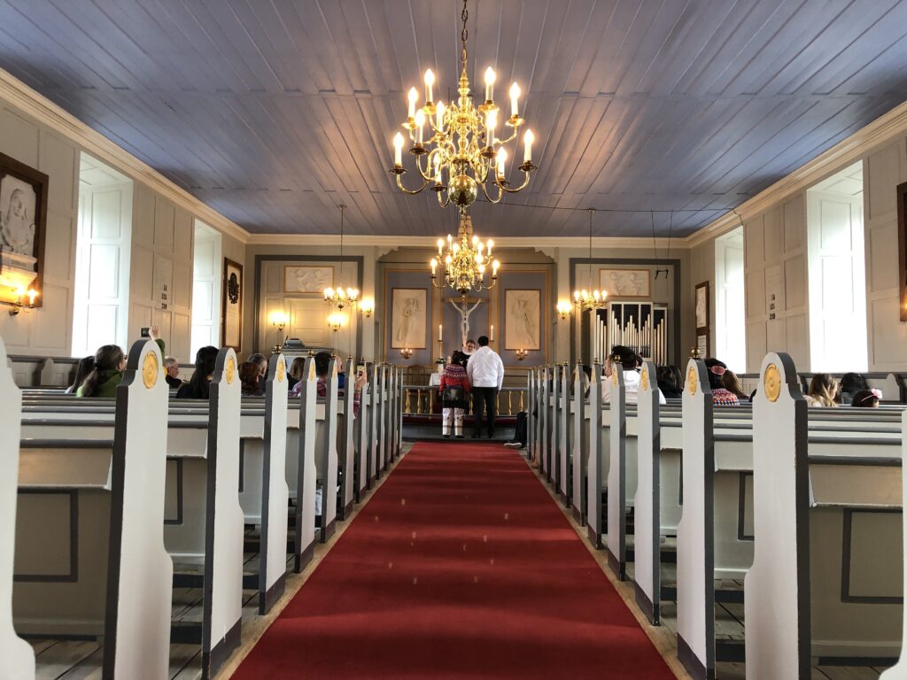 Grønlandsk bryllup under vielsen