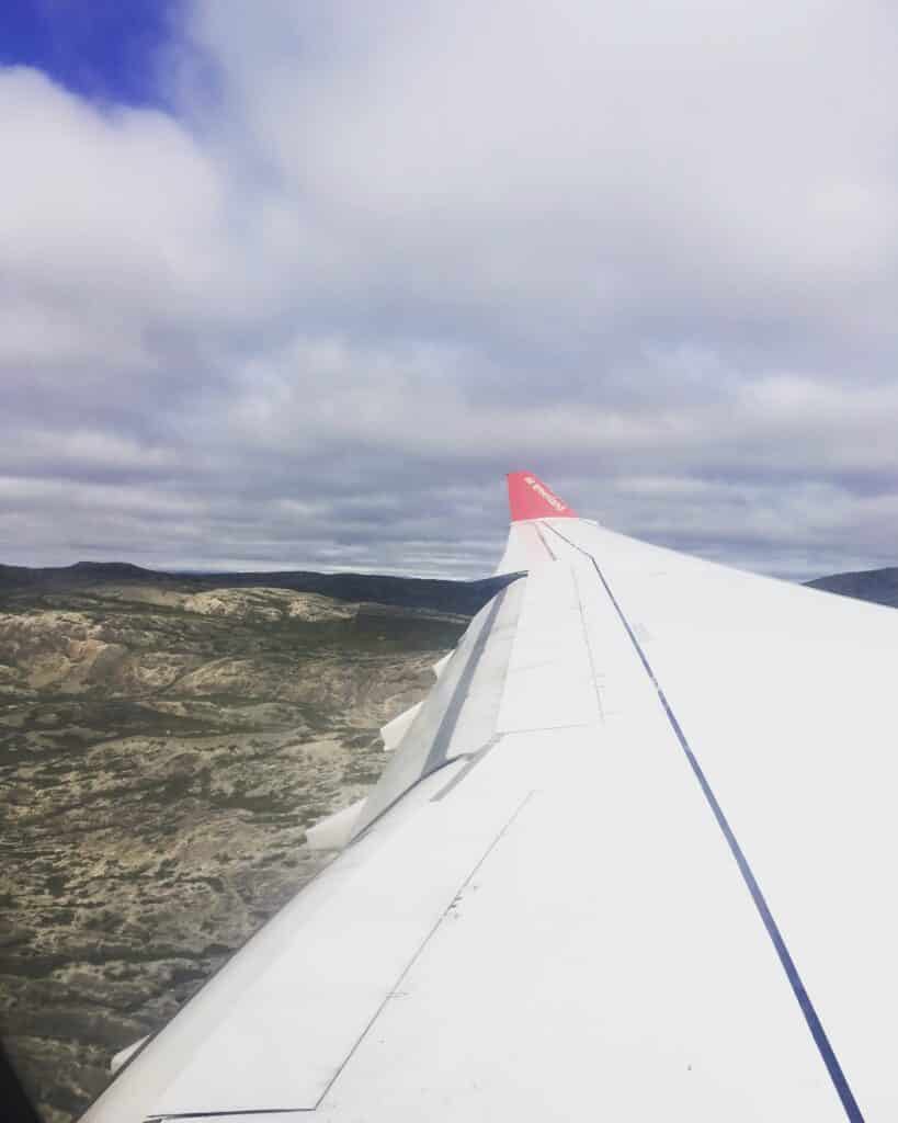 Flying over Sisimiut