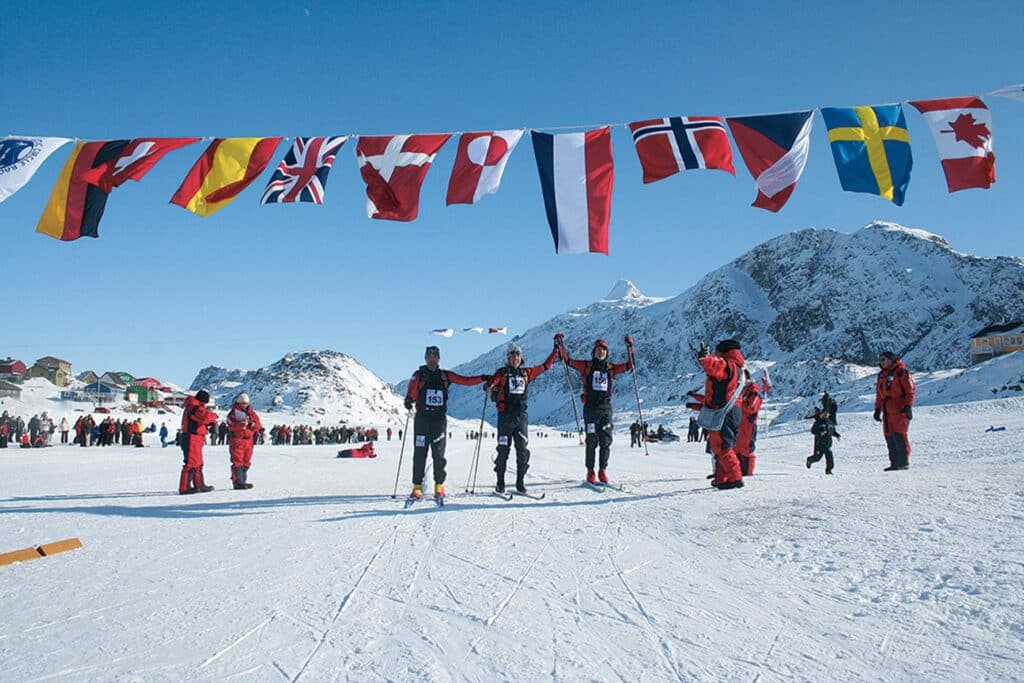 People from several nations participate in Arctic Circle Race