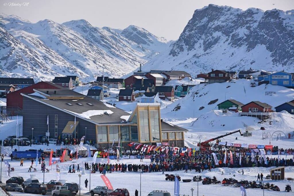 Arctic Circle Race finish line