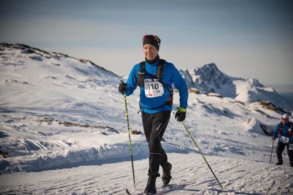 Crown Prince of Denmark during Arctic Circle Race