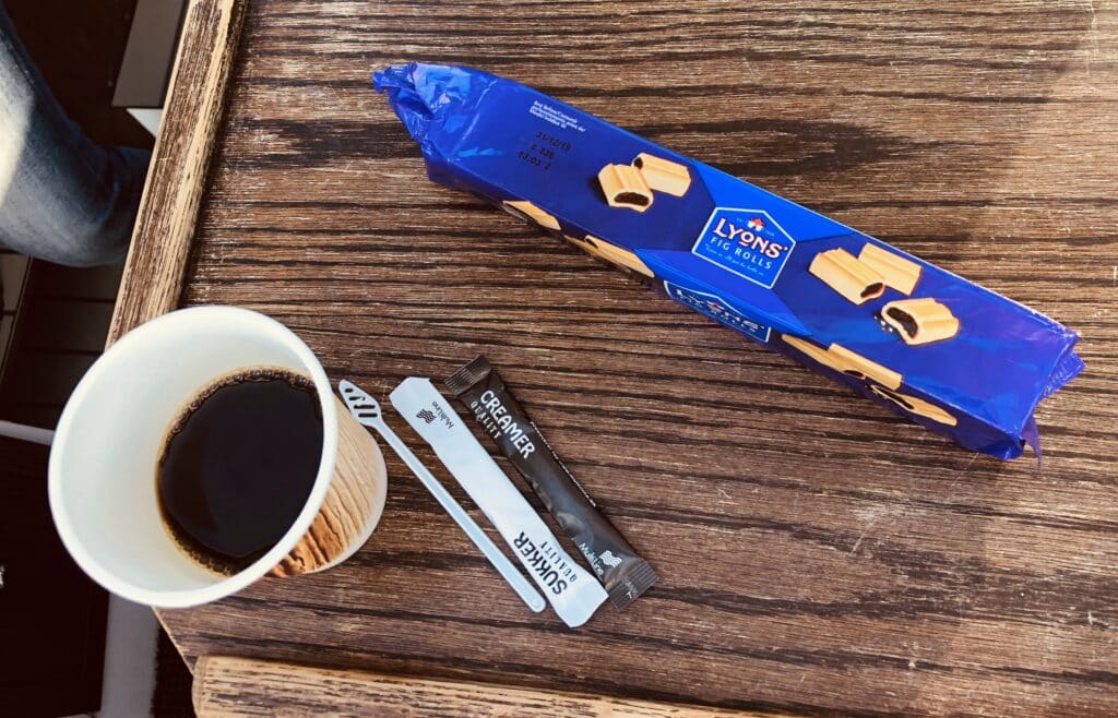 Cake and coffee