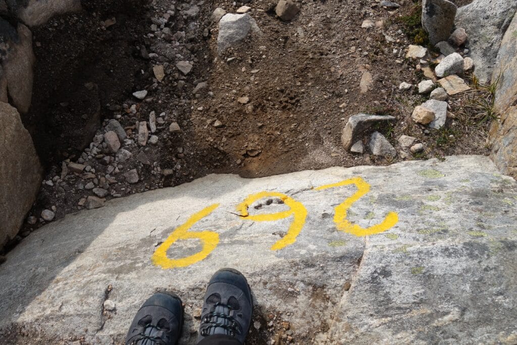 269 metres mark