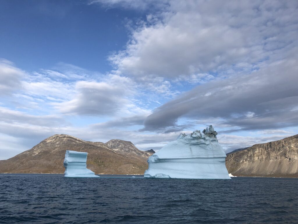 Large iceberg in water