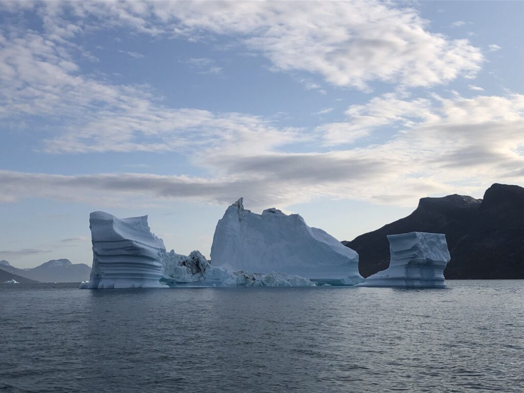 Large iceberg in water