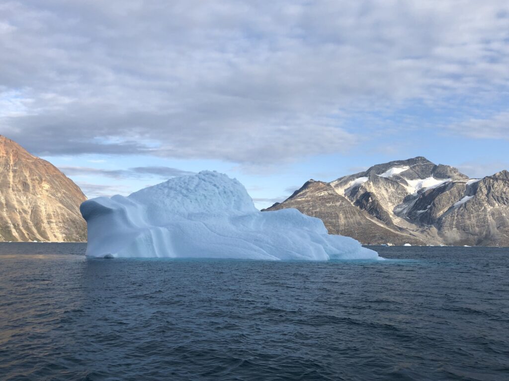 Large iceberg in water