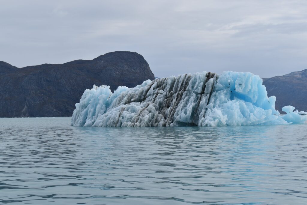 Large iceberg in water