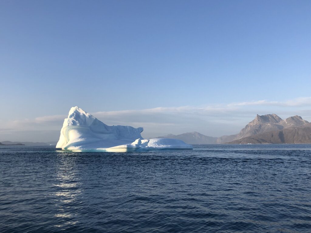 Large iceberg in water