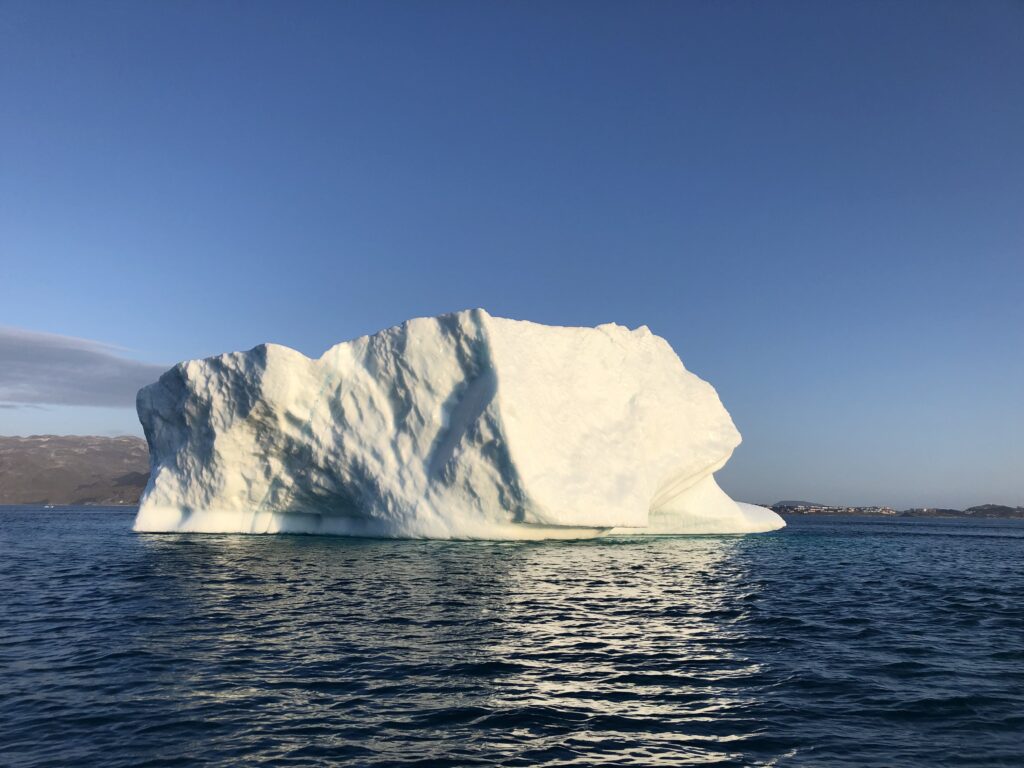 Large iceberg in water