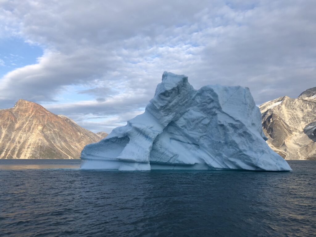 Large iceberg in water