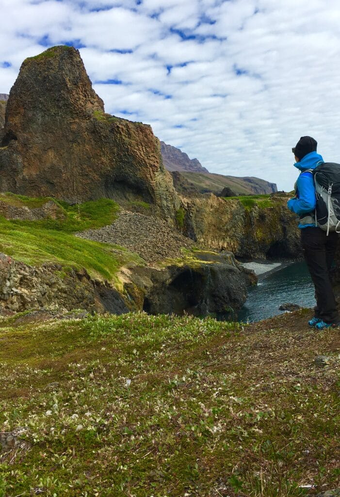 Woman on a hike