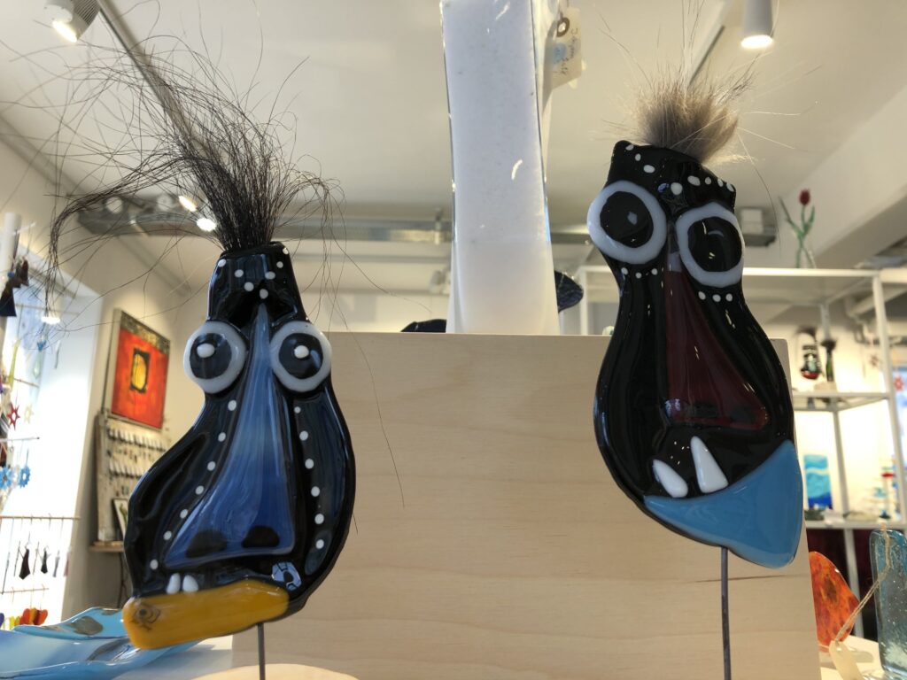 Art pieces by Dorit Olsen