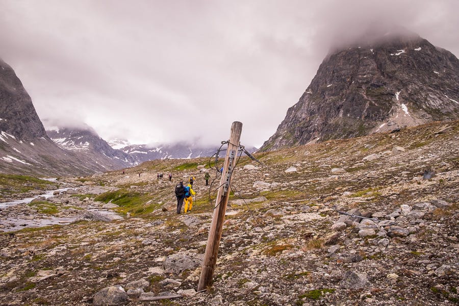 Langs vores trek