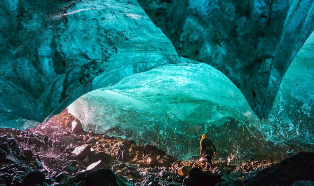 Cave on a glacier - Tasiilaq