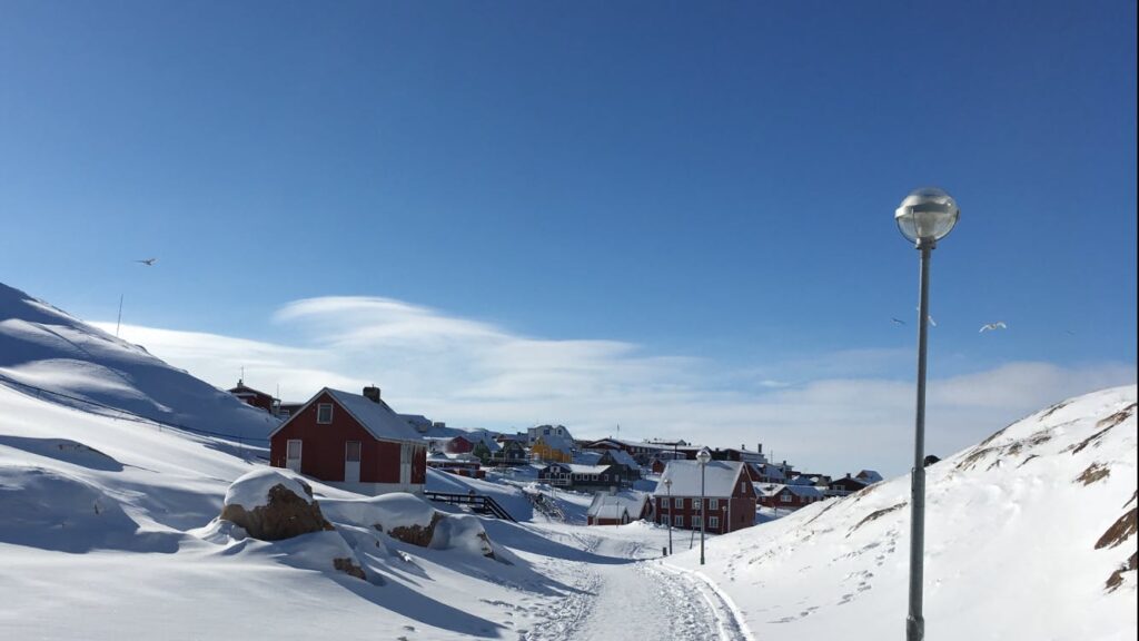 Path through houses