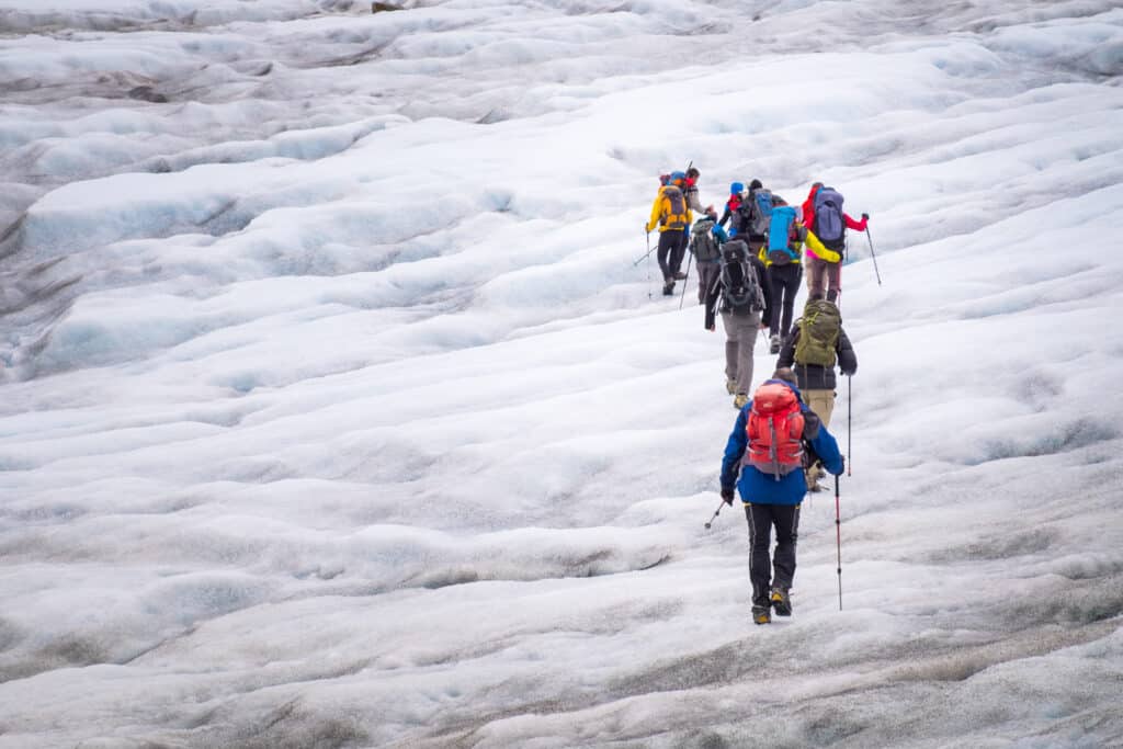 Glacier in the Karale Fjord