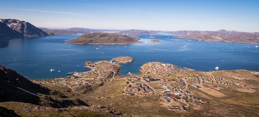 View of Narsaq Bay