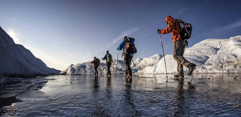 Hiking on the Greenland Ice Sheet near Kangerlussuaq