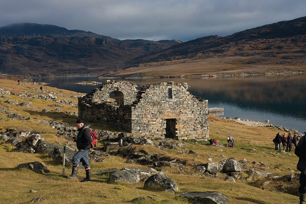 Hvalsey Church in Greenland near Qaqortoq