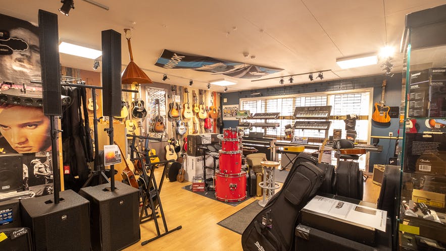 Atlantic music shop in Nuuk
