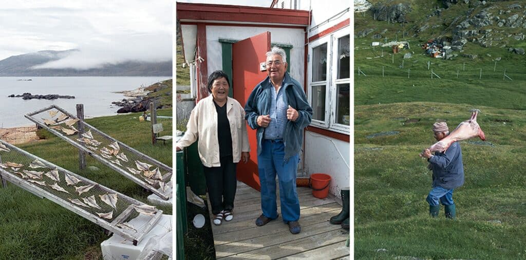 Some of the last inhabitants of the settlement of Lichtenau