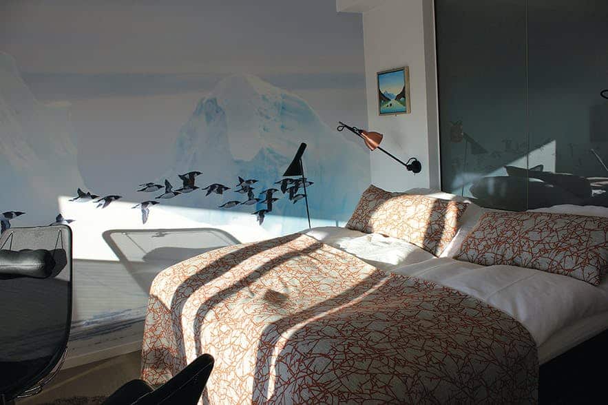 The new and beautiful rooms in Hotel Arctic