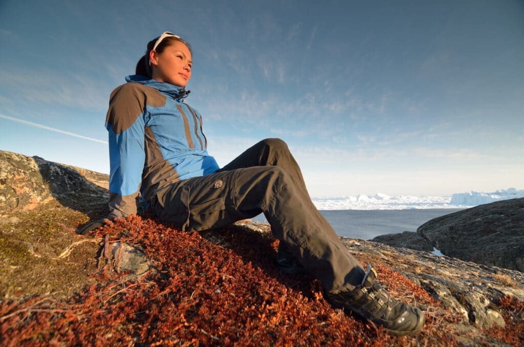 Girl enjoying the view