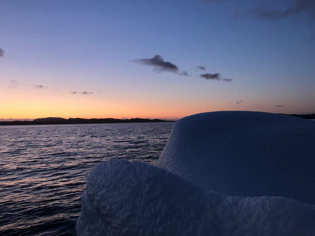 Iceberg in the water