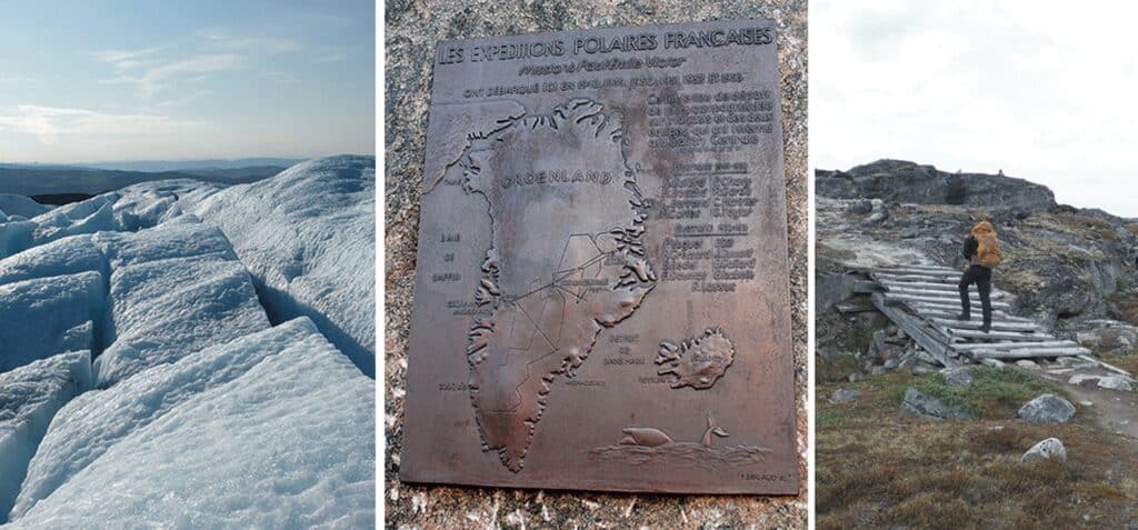 Different photos from the polar expedition