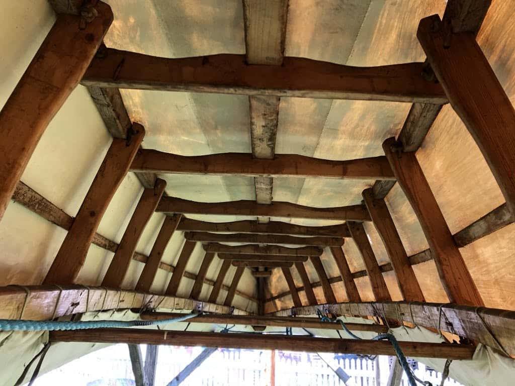 An old boat in Qaqortoq museum
