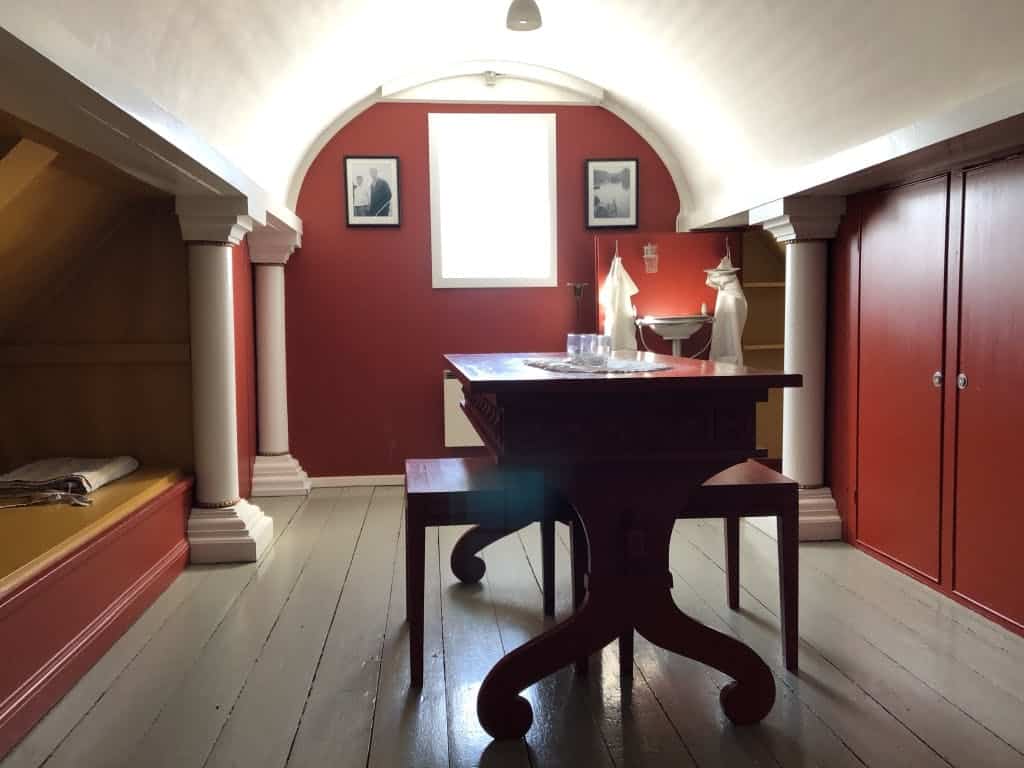 The red room in Qaqortoq museum