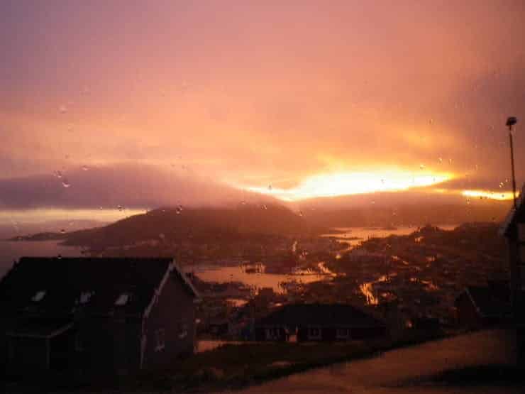 Sun blocked by clouds