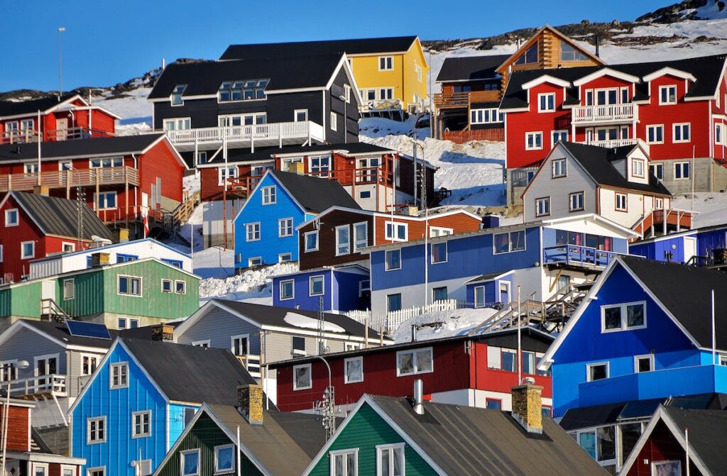 Colorful houses in Qaqortoq