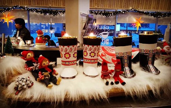 Christmas decorations in Katuaq in 2017