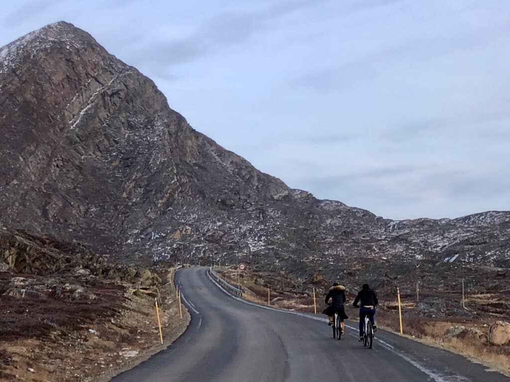 Biking in Sisimiut