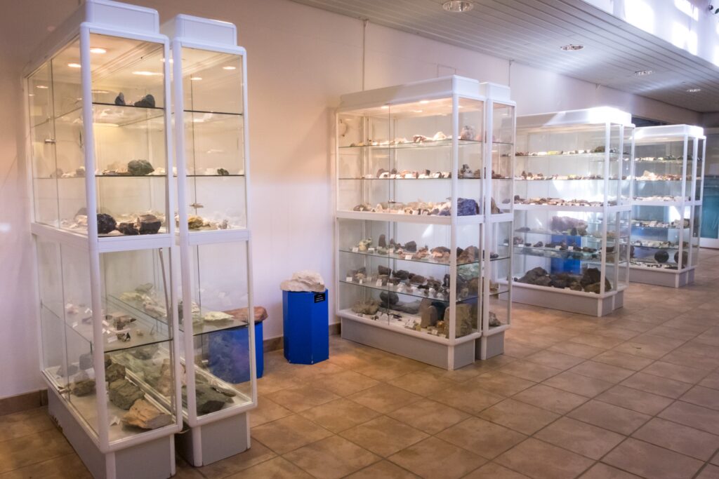 Mineral collection at KTI secondary school