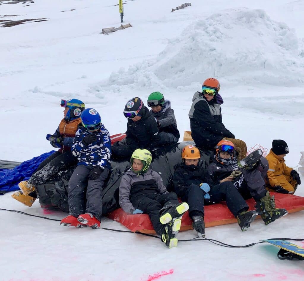 Kids in the snow
