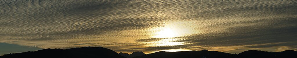 A beautiful sunset in Greenland