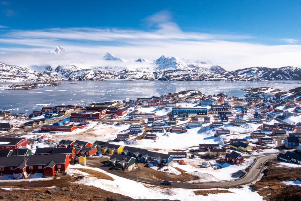 Tasiilaq seen from above
