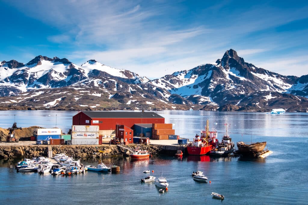 Tasiilaq harbour
