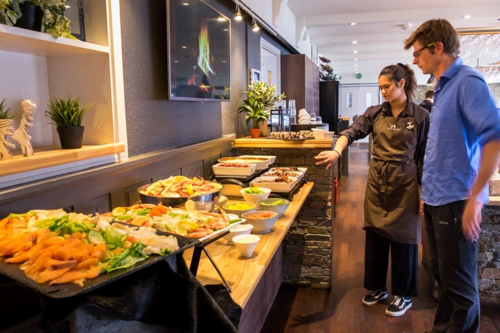 Buffet at Hotel Sisimiut