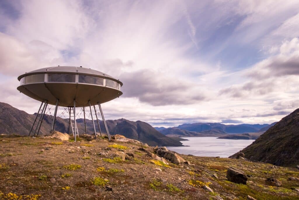 The UFO hut