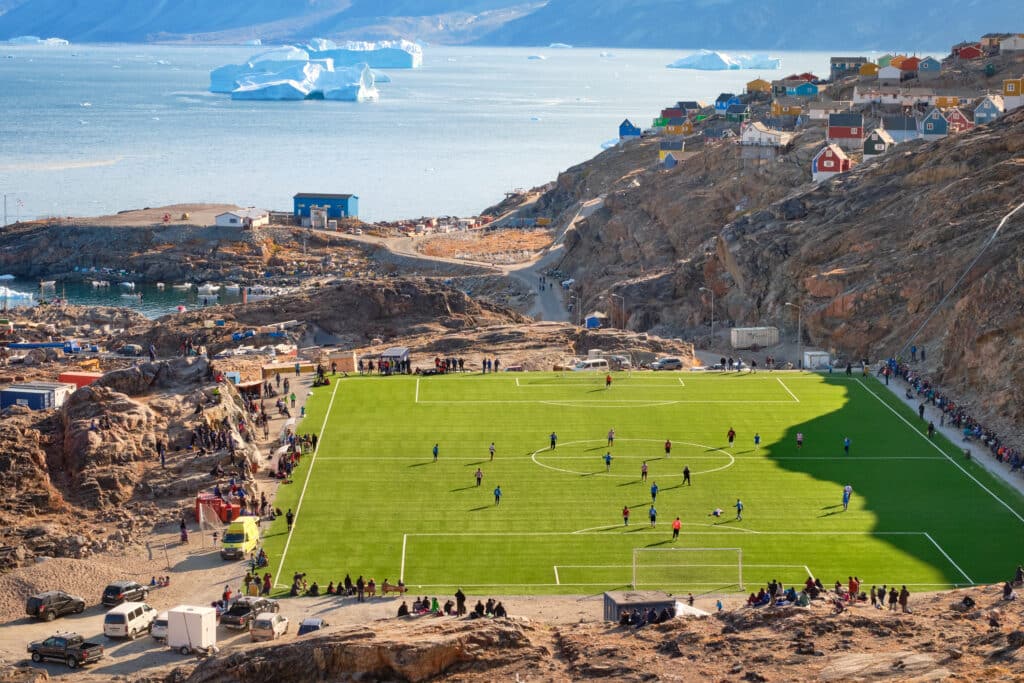 Uummannaq football field