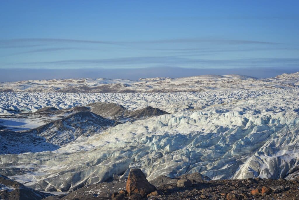 Ice sheet in Greenland