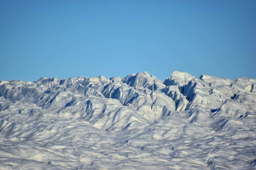 Ice sheet in Greenland