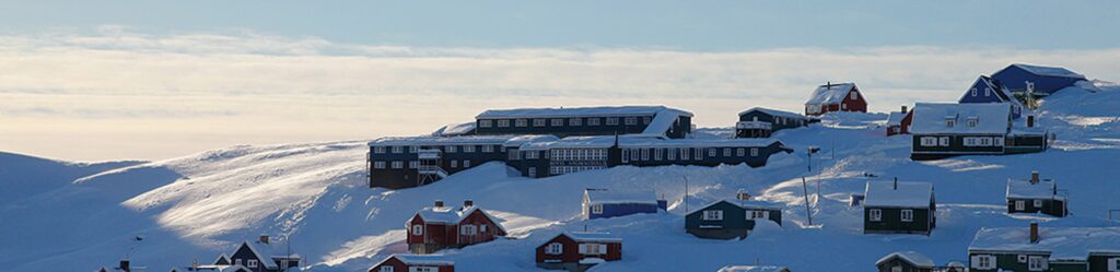 Views in Tasiilaq in East Greenland