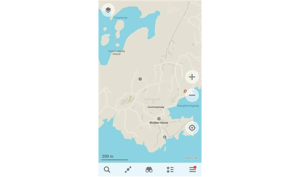 Map of Uummannaq