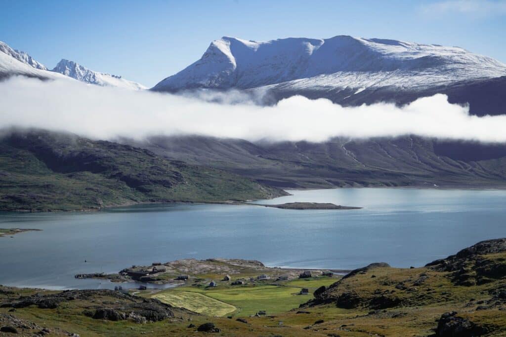 Clouds and mountians
