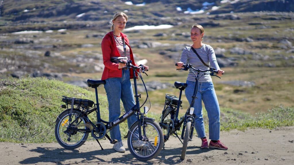 Biking in the backcountry