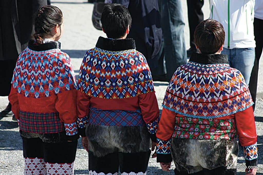 The greenlandic national costume